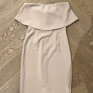 Strapless Mid Length Dress